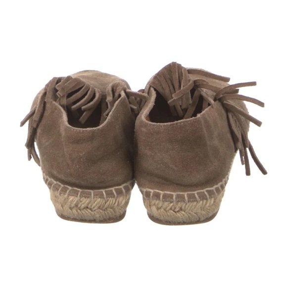CHLOÉ Chloé Suede Fringe Trim Accent Espadrilles Suede Fringe womens 35 IT 35 - Picture 5 of 8